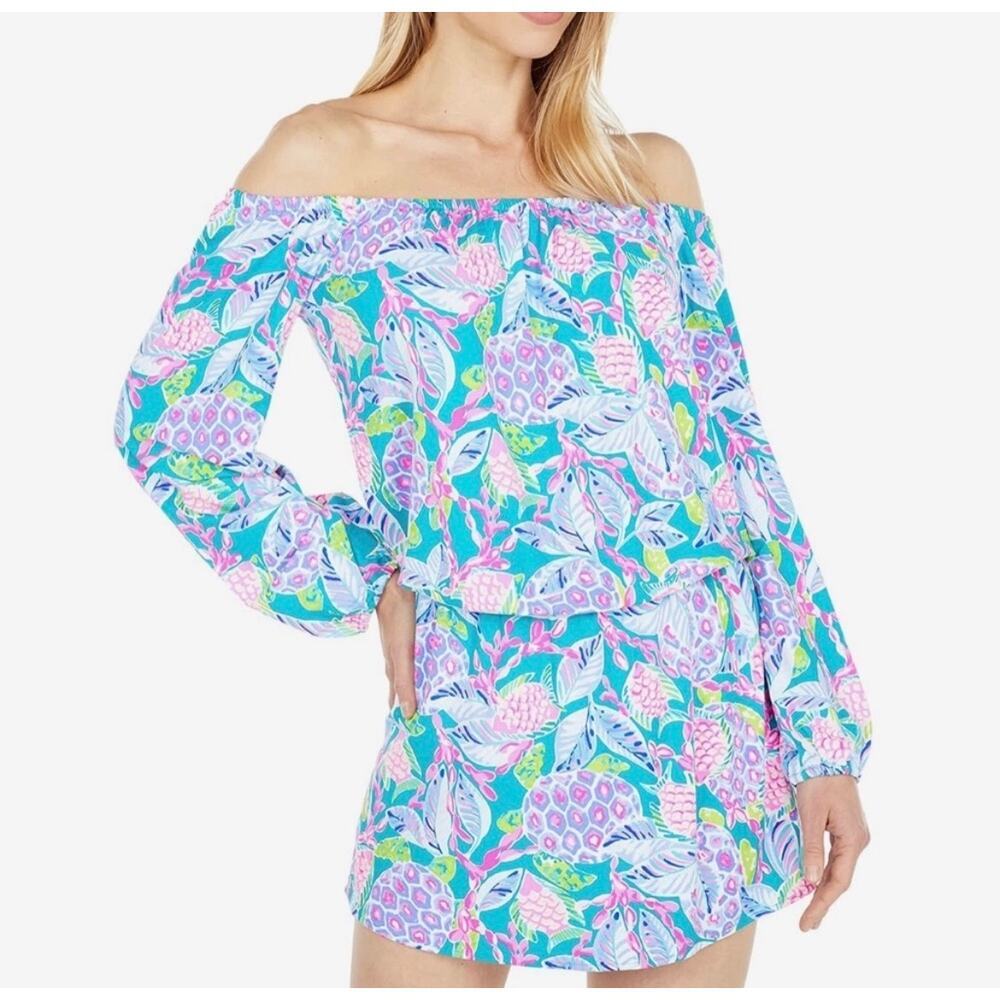 Lilly Pulitzer Lana Skort Romper women’s size medium‎ - Picture 3 of 12